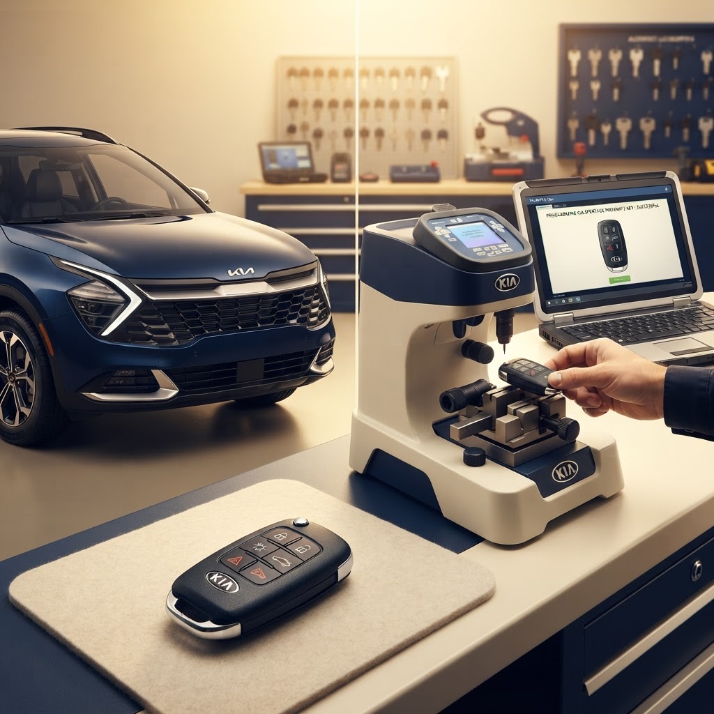Kia car key replacement in Bridgeport, CT 06604 — key cutting and programming