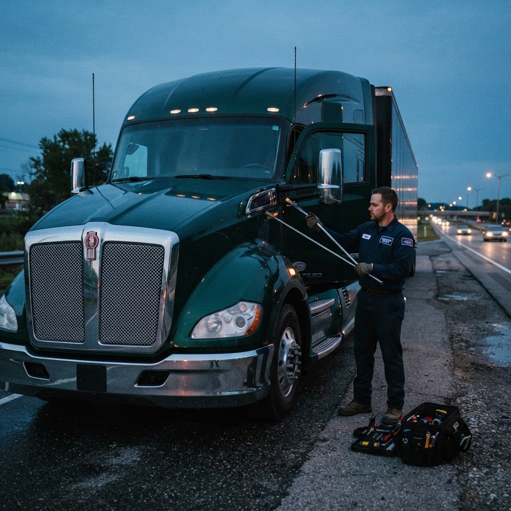 Kenworth tractor trailer lockout service in Bridgeport, CT 06604