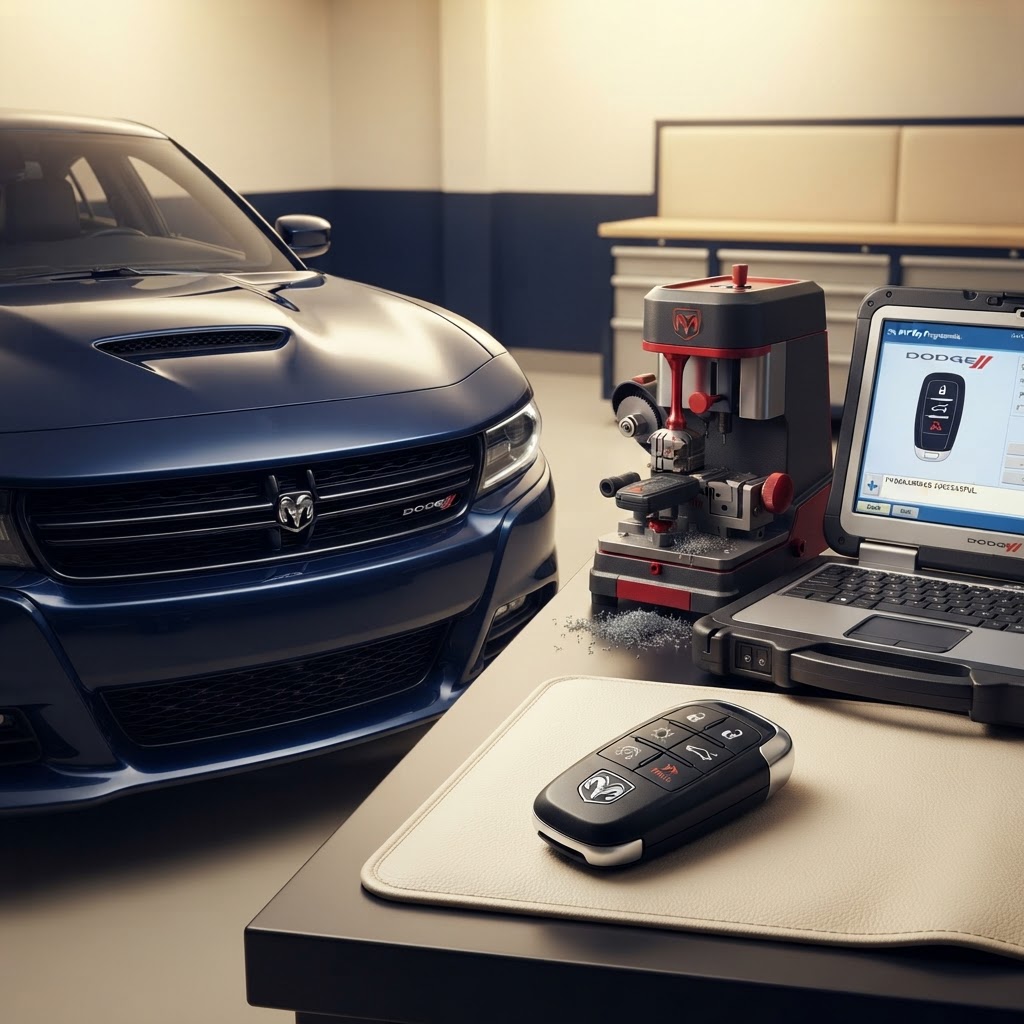 Dodge car key replacement in Bridgeport, CT 06604 — key cutting and programming