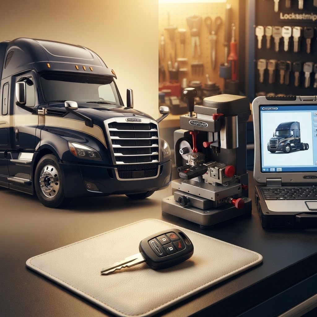 Freightliner car key replacement in Bethlehem, CT 06751 — key cutting and programming