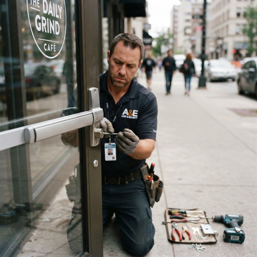Bridgeport CT Commercial Locksmith — Commercial locksmith service in Bridgeport, CT 06604