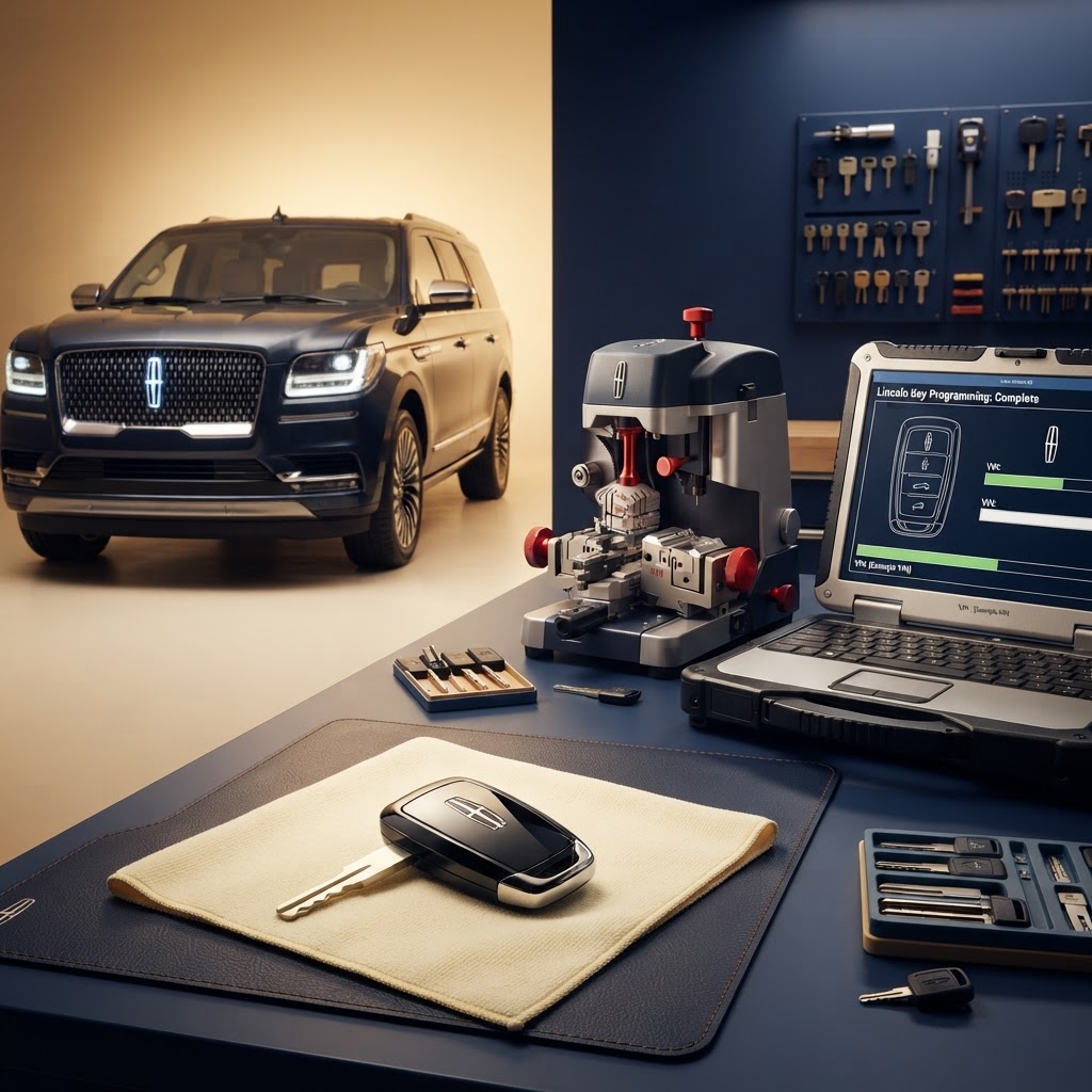 Lincoln car key replacement in Bridgeport, CT 06604 — key cutting and programming