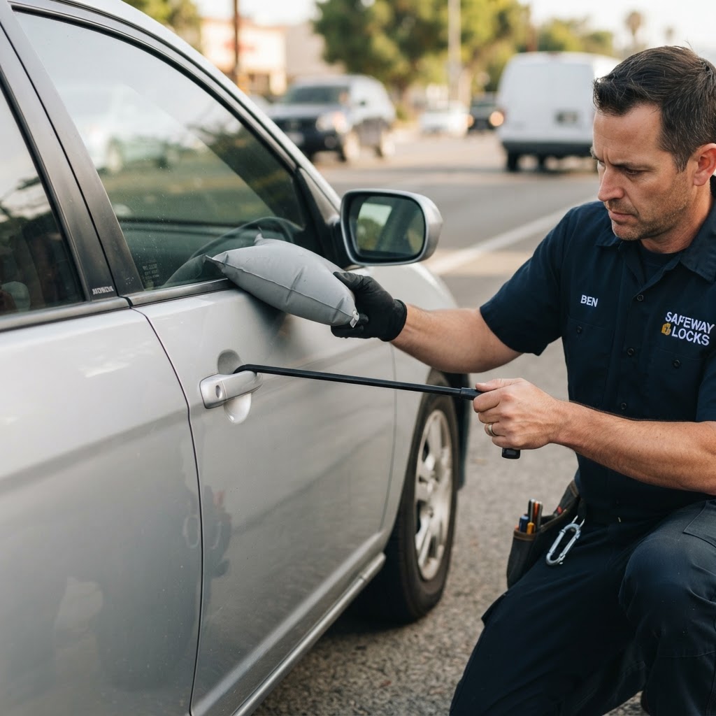 Car Lockout Service — Automotive locksmith service in Bridgeport, CT 06604
