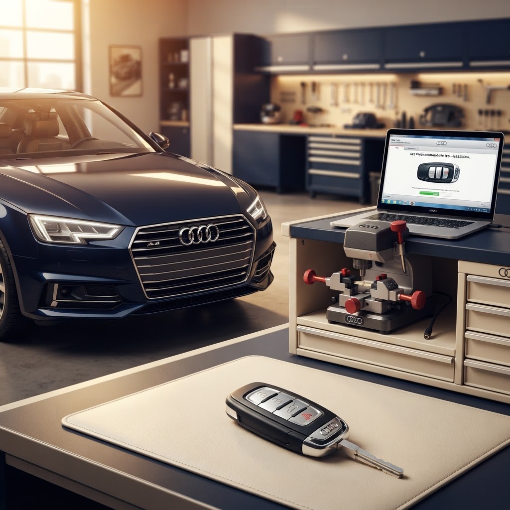 Audi car key replacement in Bridgeport, CT 06604 — key cutting and programming
