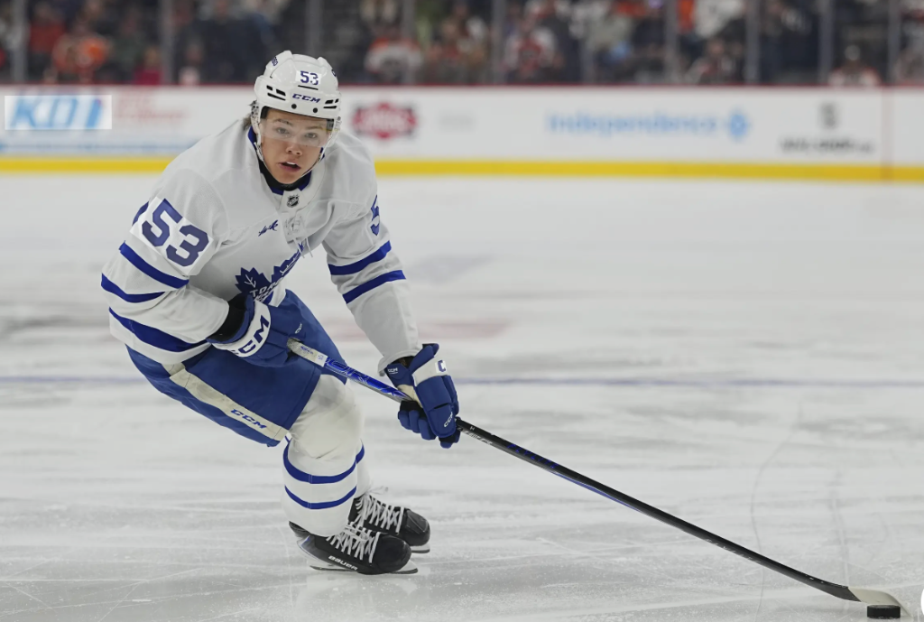 Male hockey player