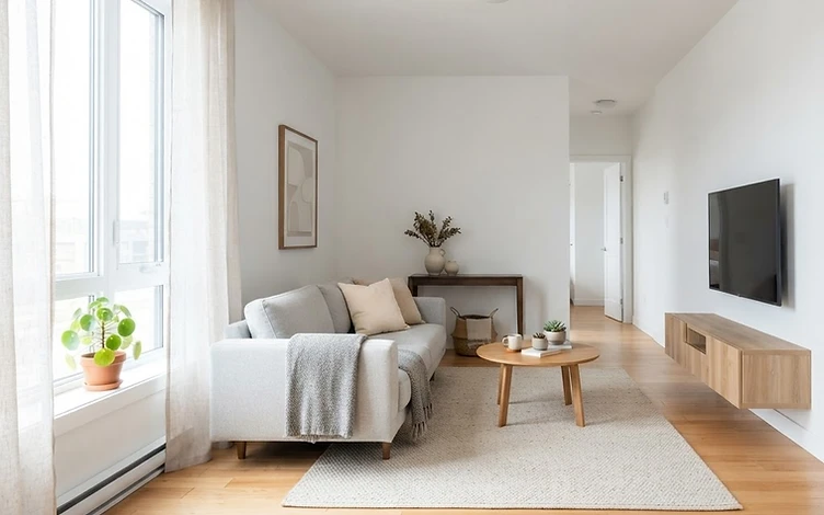Living Room Turnover — after professional turnover by Handovers