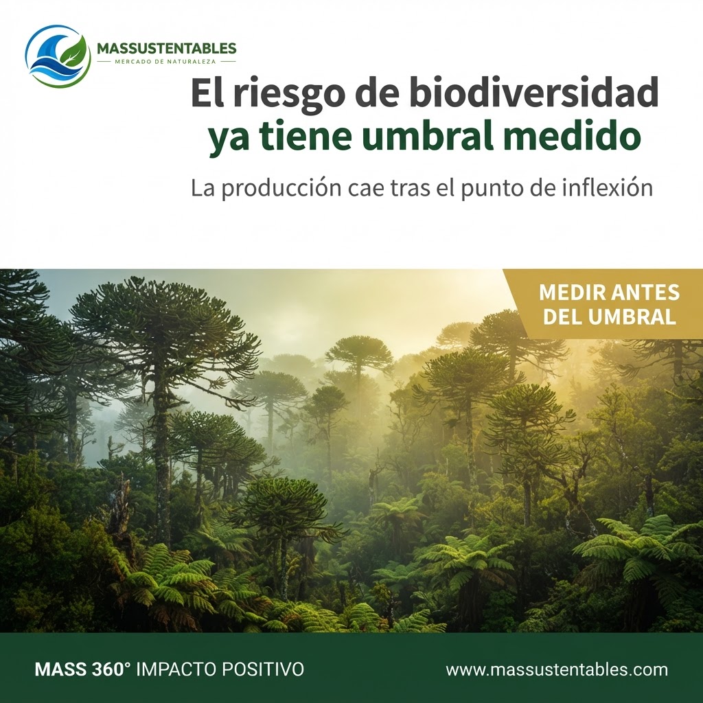 Riesgo de biodiversidad: el umbral que deben vigilar las empresas
