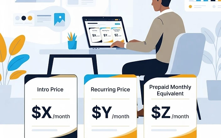 The 3-Price Problem: Intro Price vs Recurring Price vs Prepaid Monthly Equivalent