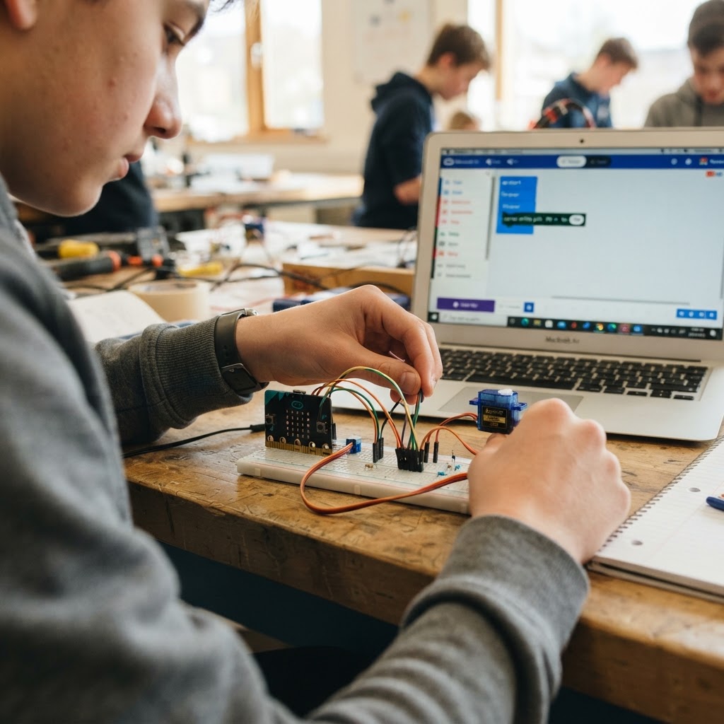 אלקטרוניקה חינוכית: המדריך השלם ל-Micro:bit, Arduino, ESP32 ו-Raspberry Pi