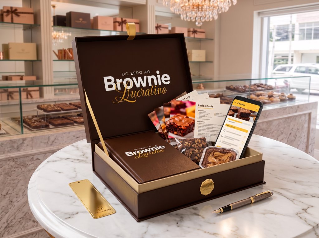 Kit completo Do Zero ao Brownie Lucrativo