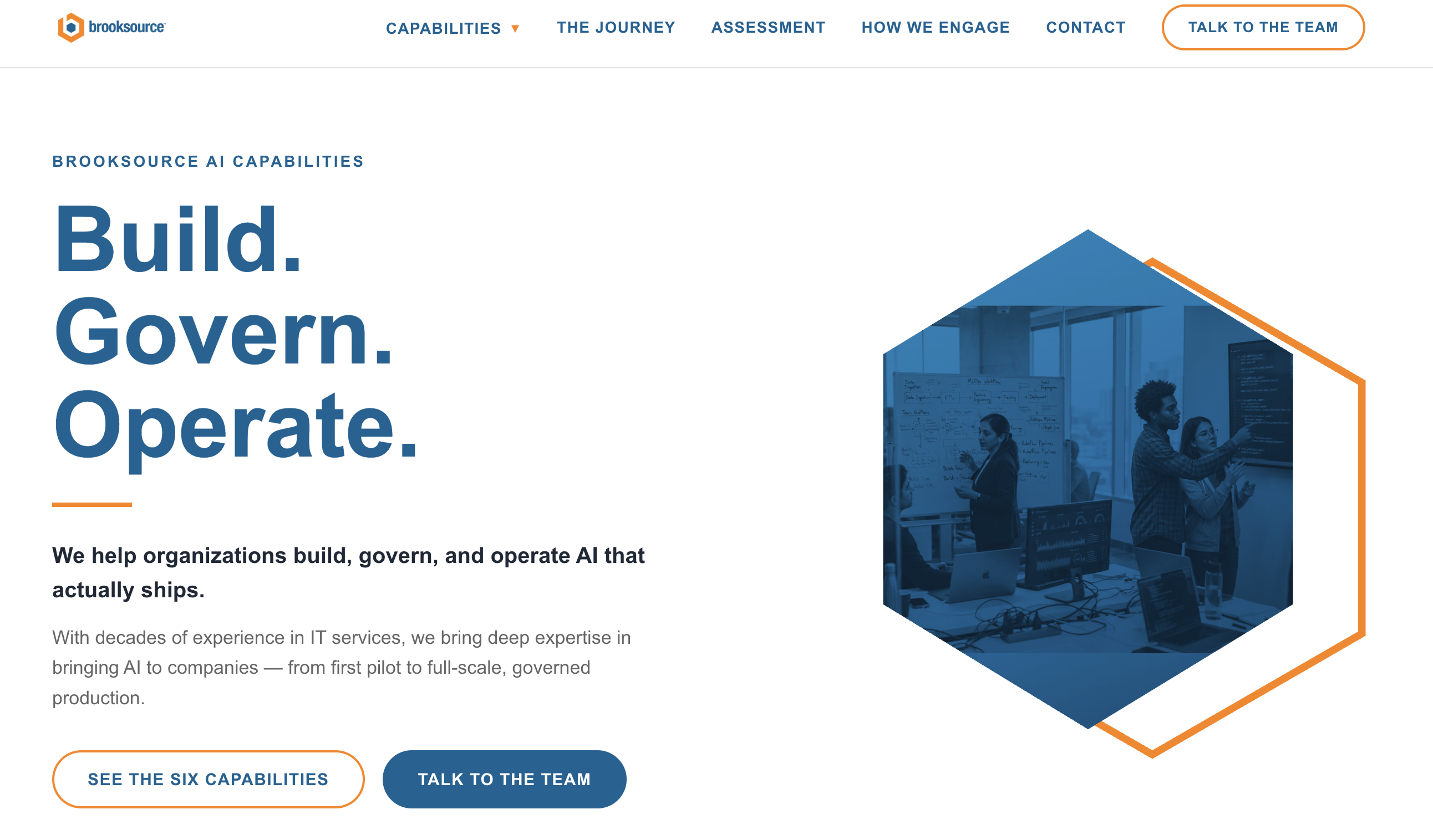 Brooksource Template - Industry Vertical template preview