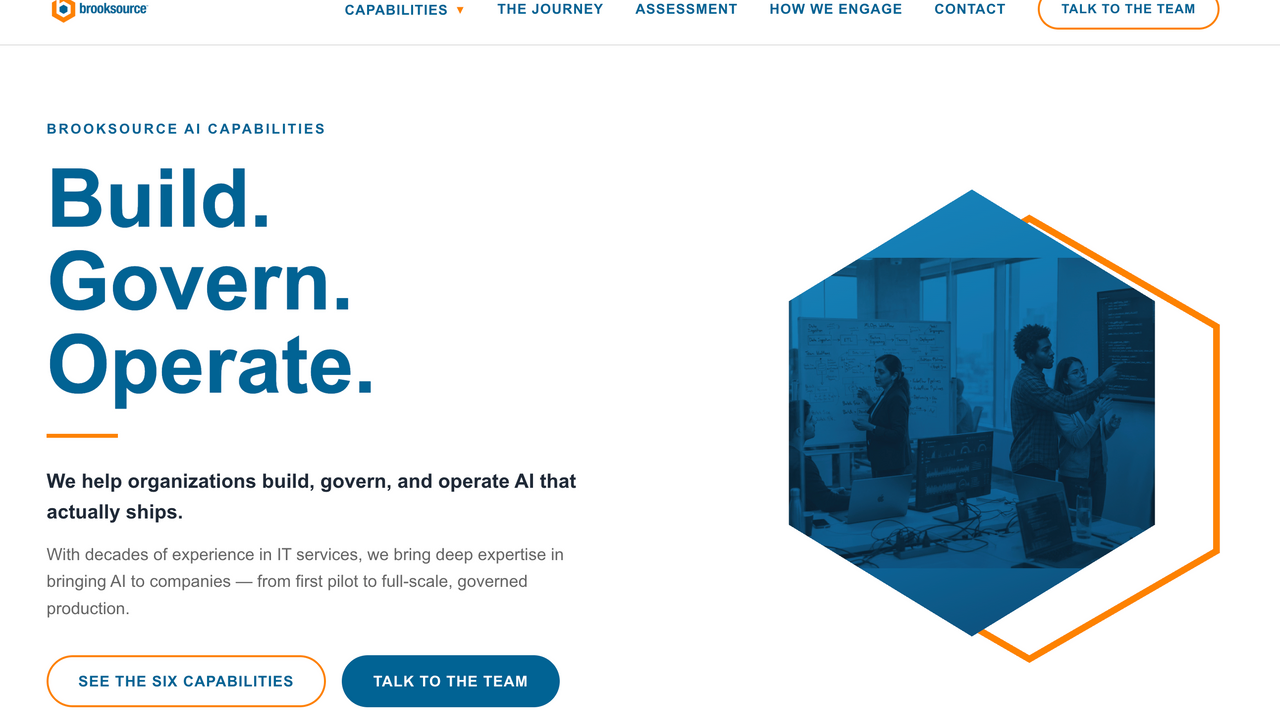 Brooksource Template - Industry Vertical template preview