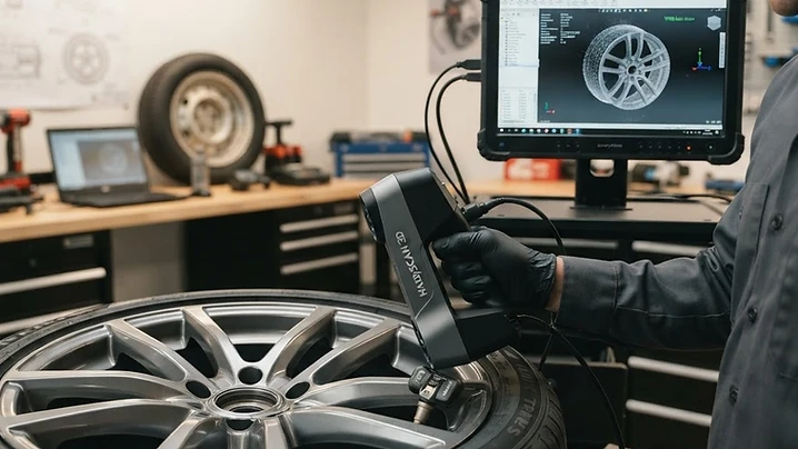 Using 3D Scanning to Reproduce Discontinued Wheels