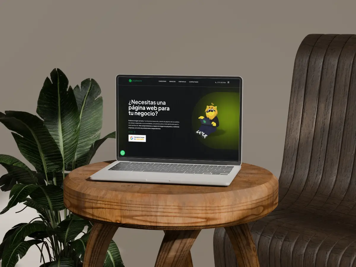 Leonidas, león mascota de Liceraion — diseño y desarrollo web en Cuernavaca