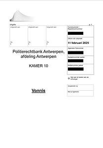 U heeft een vonnis