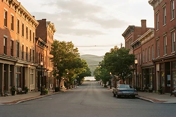 Hudson — Warren Street's mile of antiques, design shops, and restaurants, the Hudson Valley's coolest main street.