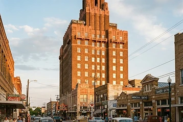 Mineral Wells — A 1929 mineral-springs spa town reborn around a $65M hotel restoration.