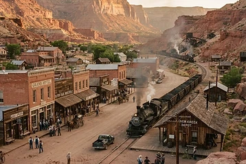 Helper — A coal-and-railroad ghost town reborn as a Utah artists' colony.