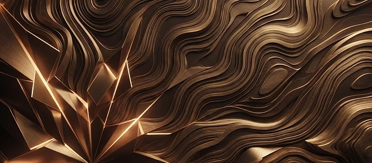 A stylized digital illustration of a balanced investment portfolio with subtle, interconnected shadows representing hidden systemic risk.