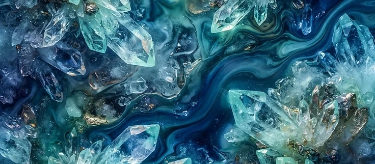 Prismatic artwork for Financial Stillness and Inner Wealth