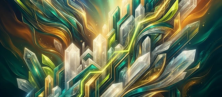 Prismatic artwork for The Geometric Progression of Undisturbed Capital