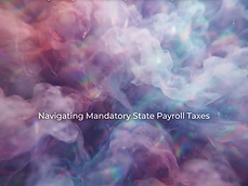 Abstract visual for The LTC Squeeze: Navigating Mandatory State Payroll Taxes