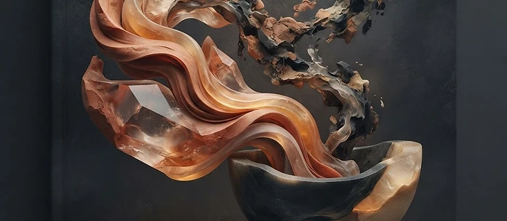 Prismatic artwork for Future Selves as Strangers in the Spending Ledger