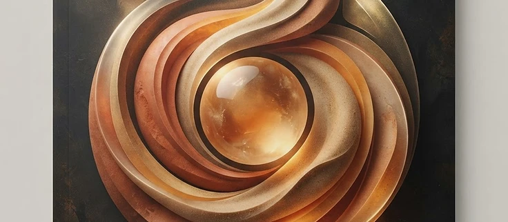 Prismatic artwork for Money as a Conduit for Serenity