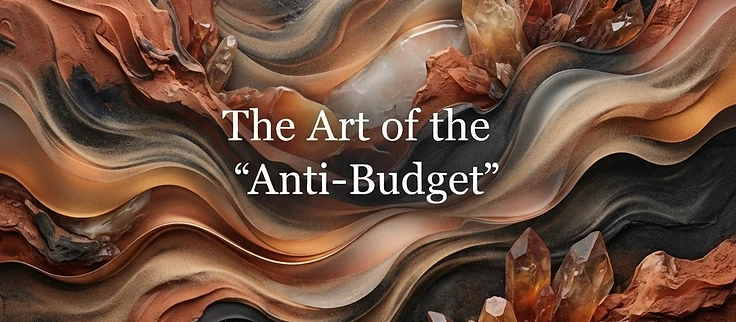 Prismatic artwork for The Art of the 'Anti-Budget'
