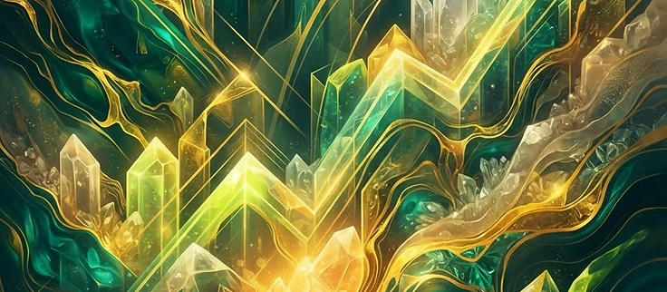 Prismatic artwork for The Architecture of Compounding: Lessons from 1974