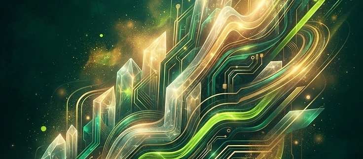 Prismatic artwork for The Architecture of Compounding: A Century in Review