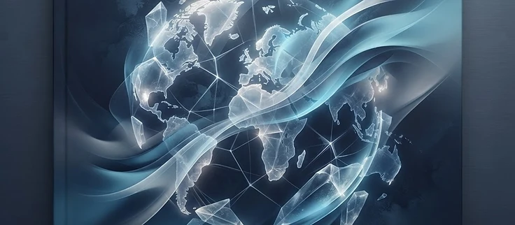 Prismatic artwork for Geopolitics and the Global Ledger