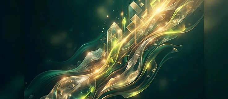 Prismatic artwork for Quantum Leaps in Distributed Finance