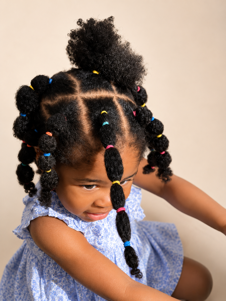 Child with natural hair