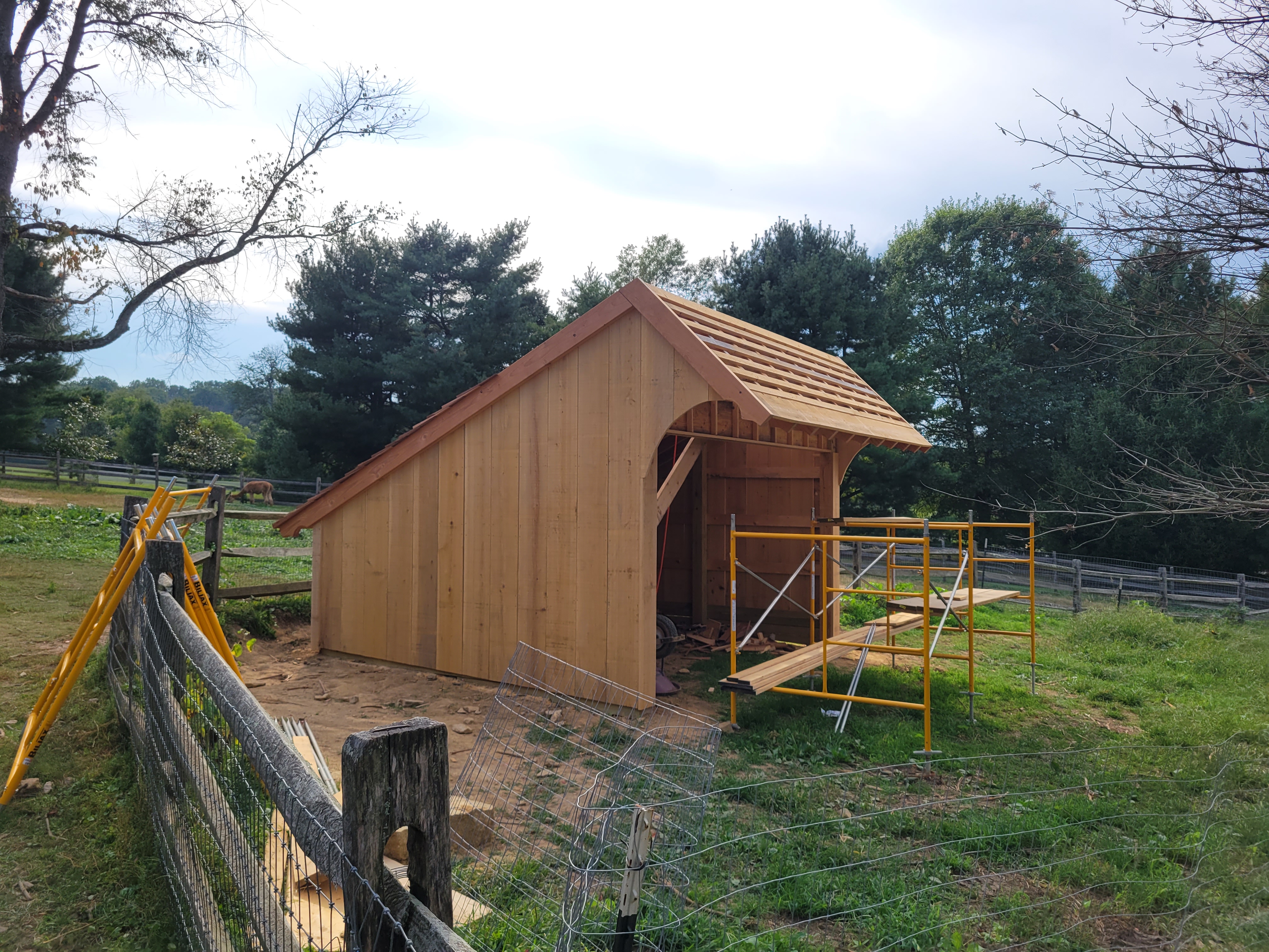 Structures build progress