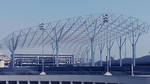 Soho Garden Meydan space frame structure