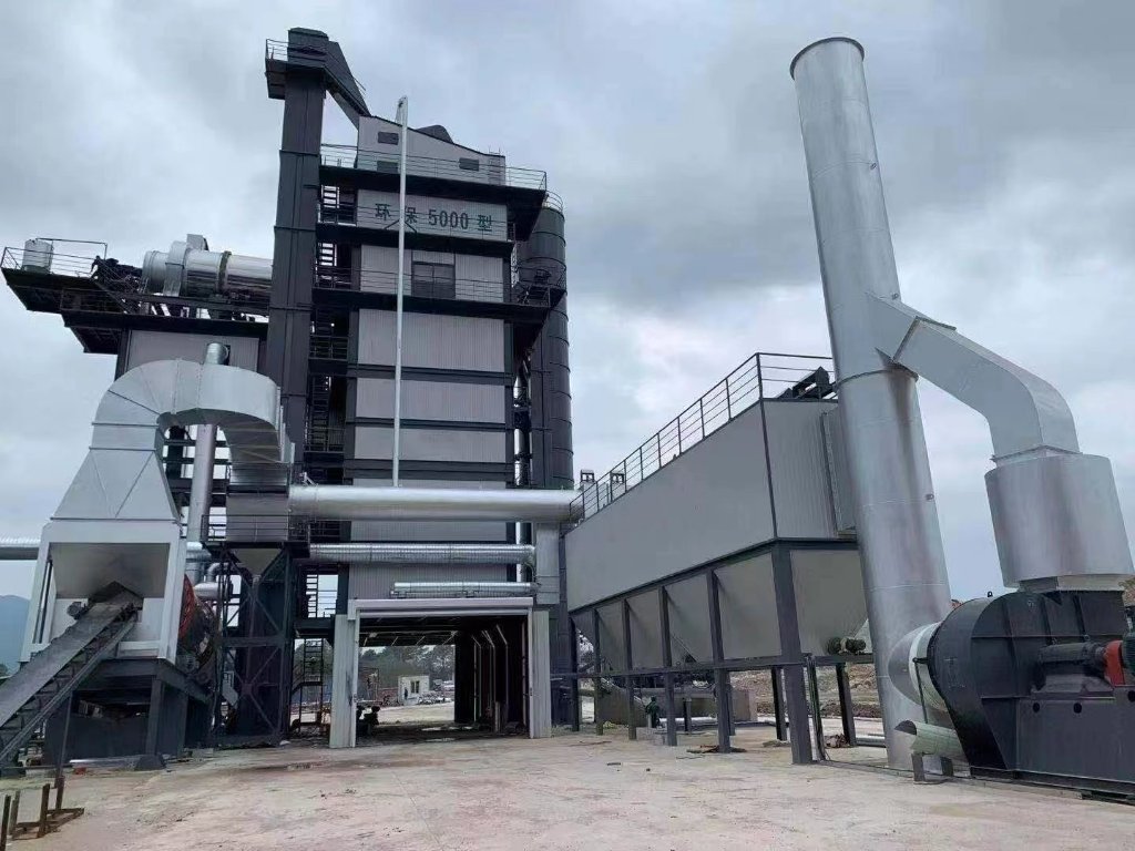 IREGE asphalt mixing plant — environmentally friendly 5000 model tower
