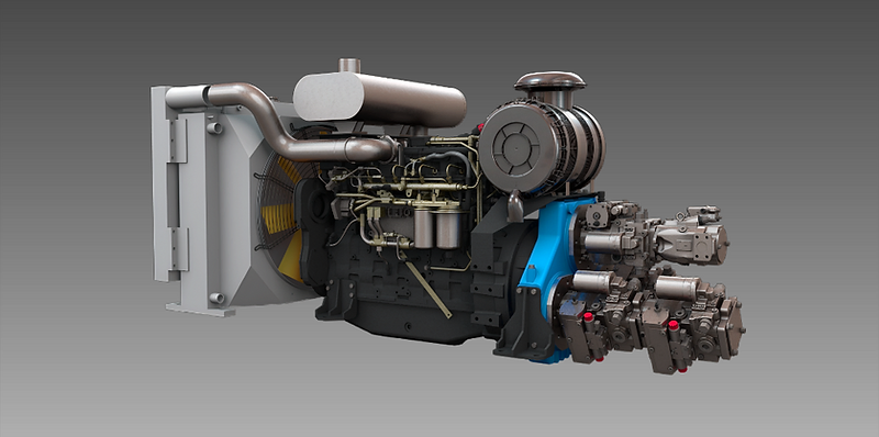 INDUSTRIAL ENGINE ASSEMBLY