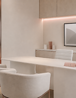 Branded clinic treatment room