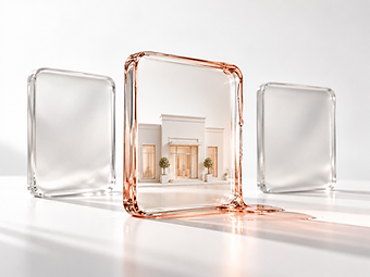 A clinic standing out within a clear glass panel