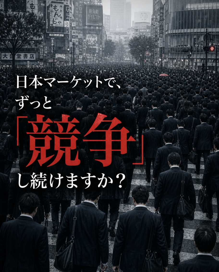 日本マーケットで、ずっと競争し続けますか?