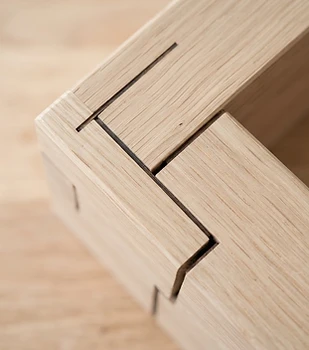Detail dřevěného spoje