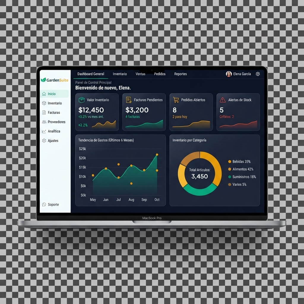 Todo tu negocio en un solo dashboard