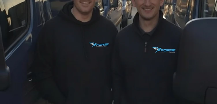 Forge Logistics founders Jamie Keen and James Jimmy Rose-Shaw