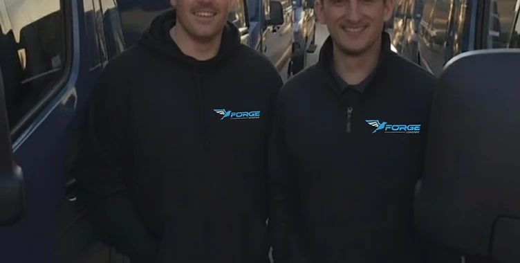 Forge Logistics founders Jamie Keen and James Jimmy Rose-Shaw