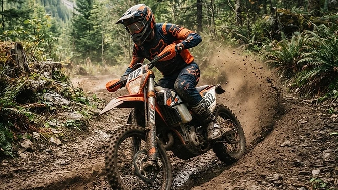 How to Corner Through a Rut on an Enduro Bike