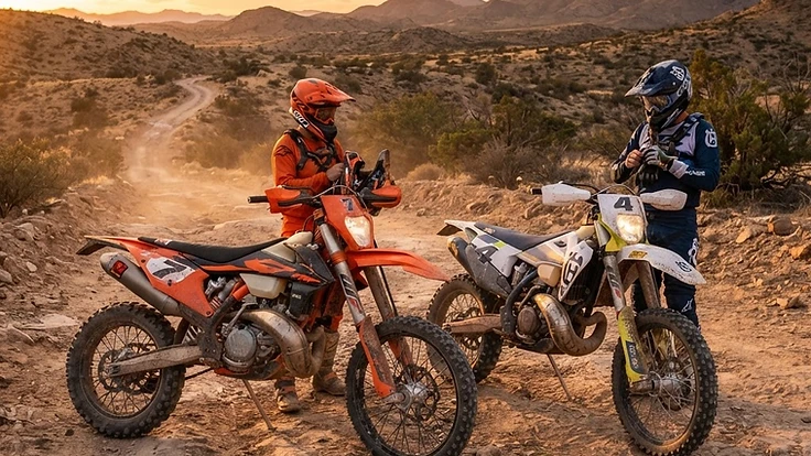 The $100 Difference: KTM 300 EXC vs. Husqvarna TE 300