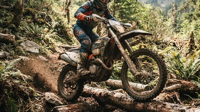 How to Cross Logs on an Enduro Bike