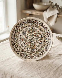 Single Painted Plate