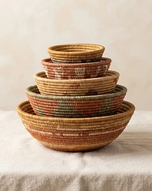 Woven Bowls Set